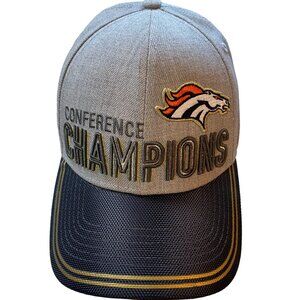 Denver Broncos Conference Champion Super Bowl 50 NFL Football Hat Cap Wool Blend